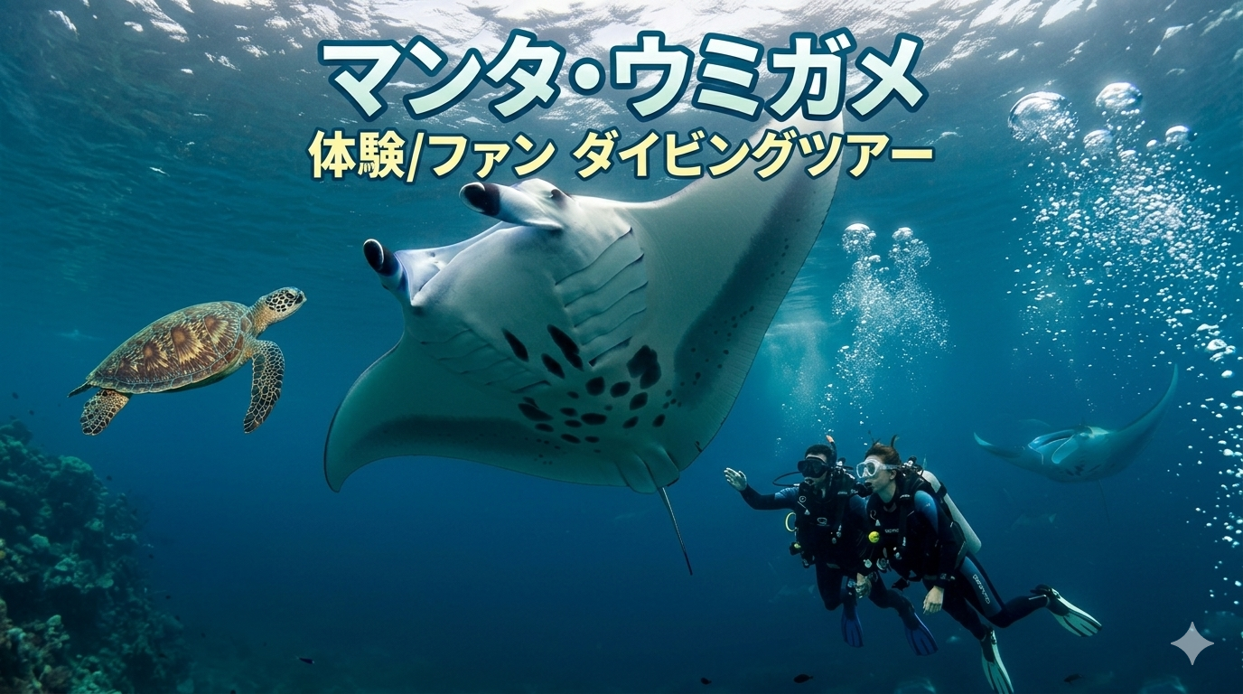 ⑦マンタ体験/ファンダイビングツアー