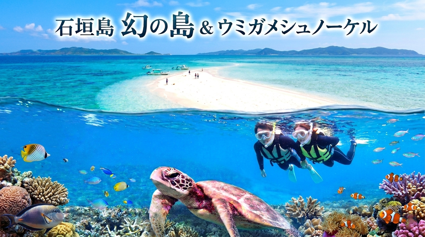 幻の島体験ダイビング
　　orシュノーケリングツアー